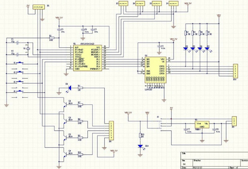 Drive control board programmable 2 phase 4 wire 4 phase 5 wire stepper motor DIY