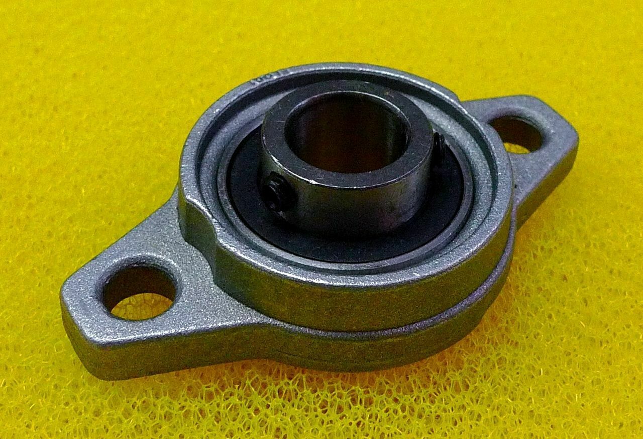 10 PCS - KFL08 (8mm) Metal Pillow Block Bearing (Flange) (Zinc Alloy) (FL08)