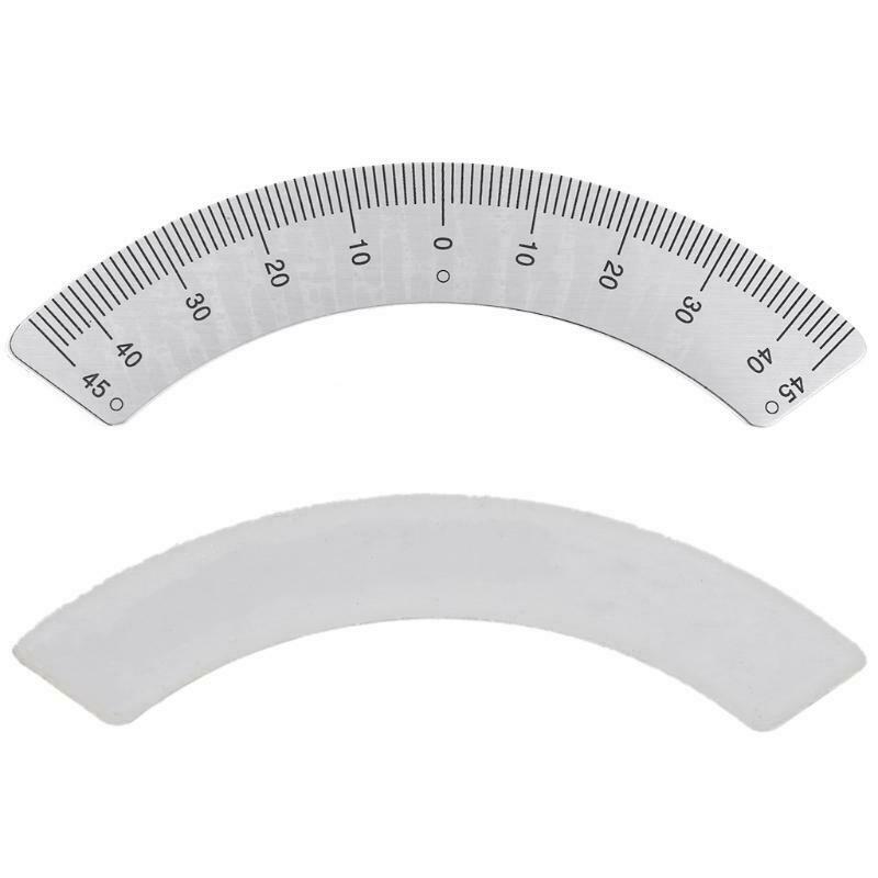 Protractor Milling Machine Part Angle Plate Scale 45Â° Angle Arc M1197 Gauge Tool