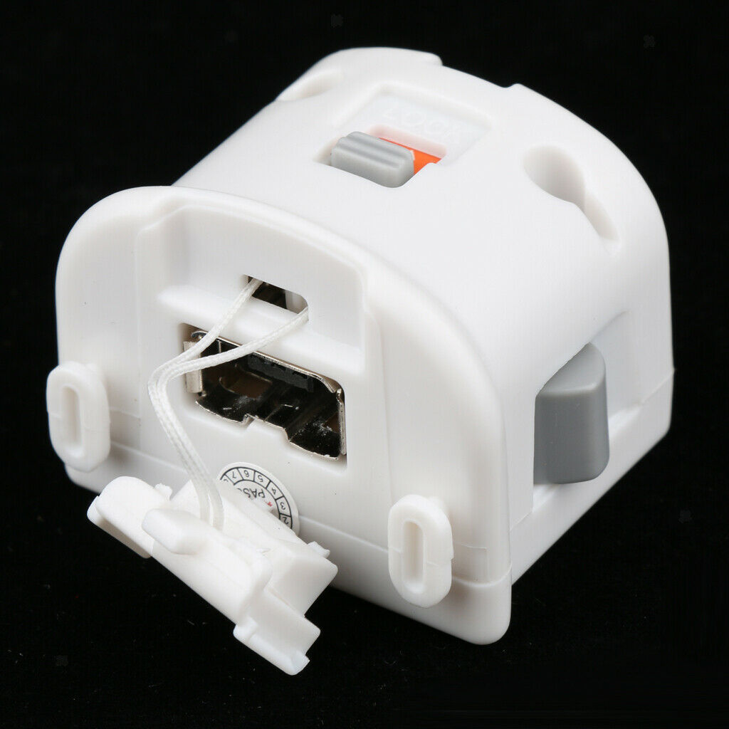 White Motion Plus External Sensor Adapter for   Wii Remote Controller