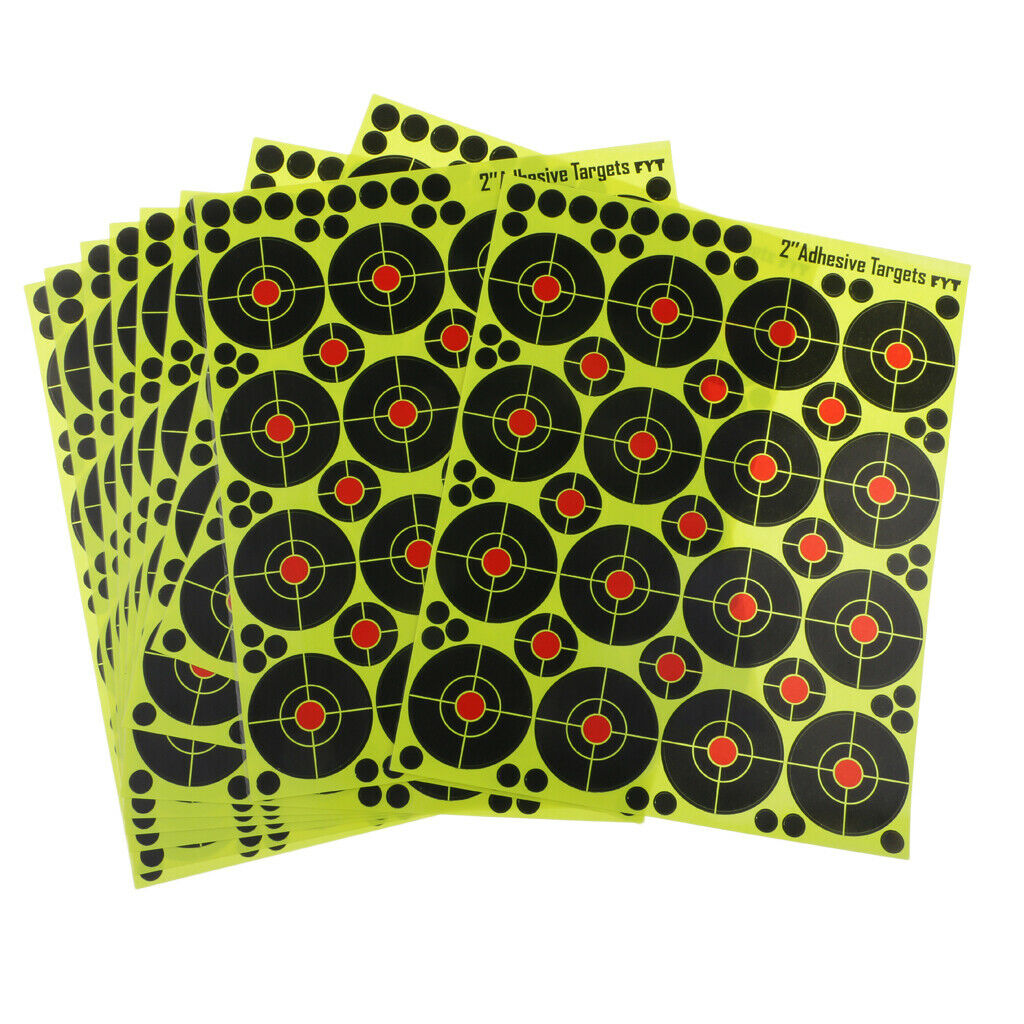 320pcs Shooting Targets Reactive Splatter Range Paper Target for Training