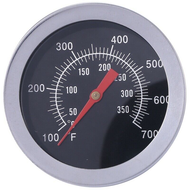 Stainless Steel Oven Thermometers Bbq Smoker Pit Grill Thermometer Temp Gauge L6