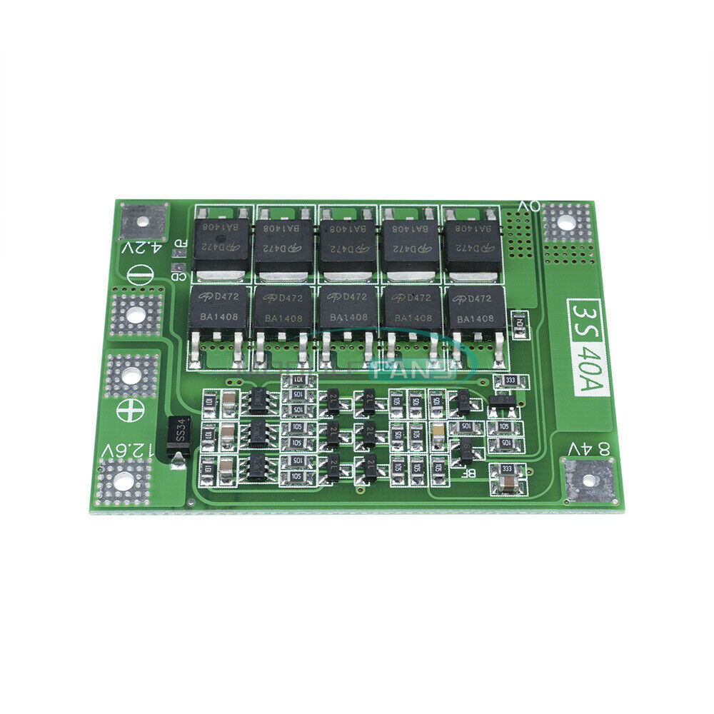3S 40A 12.6V Li-ion Lithium Battery Protect Board Enhanced Development Board
