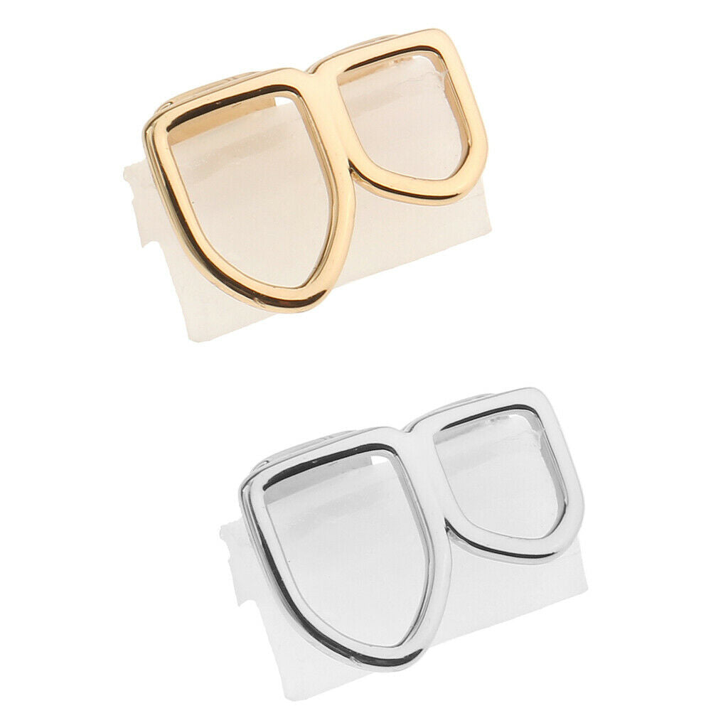 2 Set Open Face Grills Tooth Top & Bottom Teeth Hip Hop Grills for Women Men