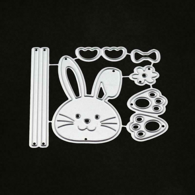 Bow Rabbit Metal Cutting Dies Stencil Scrapbooking DIY Album Stamp Paper Emboss