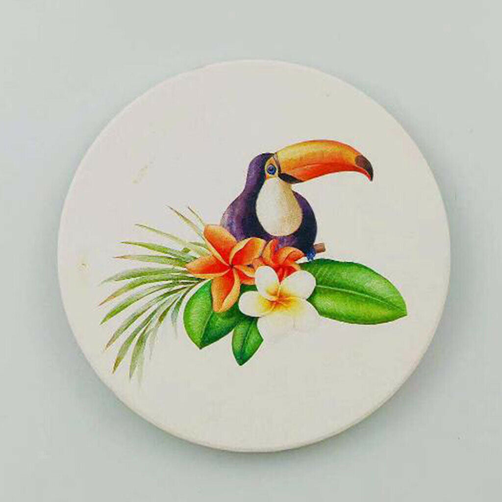 Round Shape Teacup Coaster Kung Fu Tea Coaster for Drinks  Style01