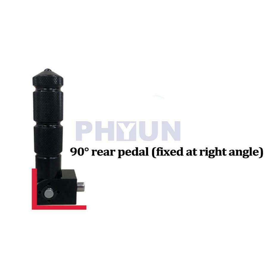 2pcs Motorcycle Parts Folding Foot Rests Rear Pedals Black CNC For Suzuki Yamaha