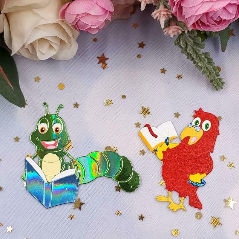 Caterpillar Parrot Metal Cutting Dies Stencil DIY Scrapbooking Album Paper Card