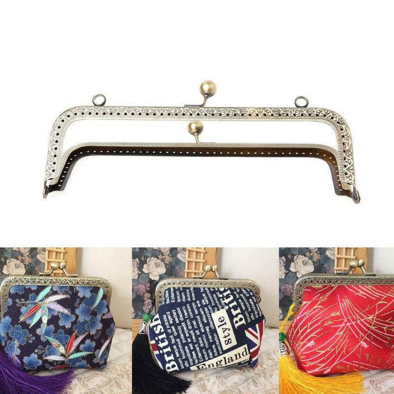 1PC Metal Frame Kiss Clasp Arch For Purse Bag Accessories DIY Craft 20.5cm