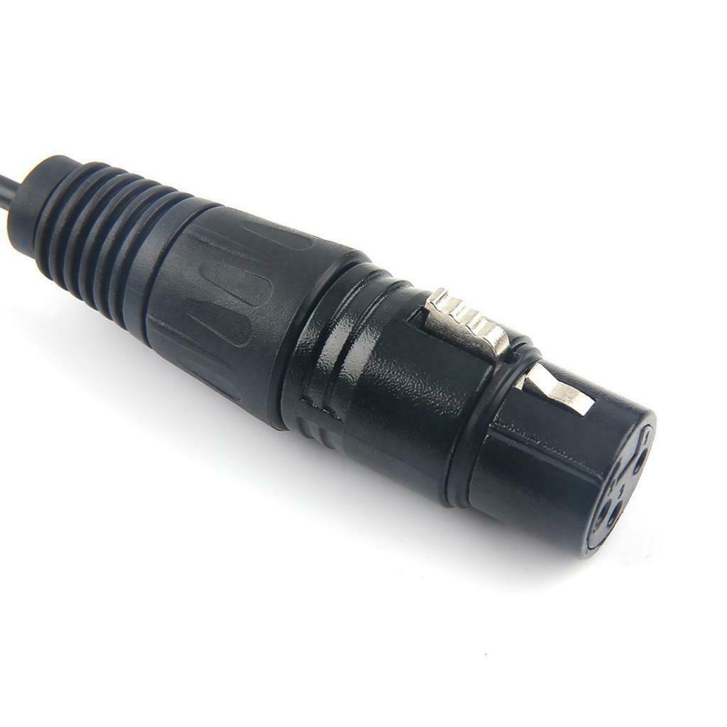 3.5 Mm (1/8Inch) Mini Jack Stereo TRS To Dual XLR Splitter Adapter Cable