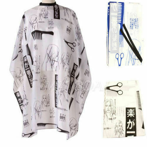 Stylish Salon Cutting Cape Waterproof Hair Gown Apron Wrap Cloth 51x42''