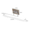 Paper Towel Holder Stainless Steel Self Adhesive Waterproof Rustproof No