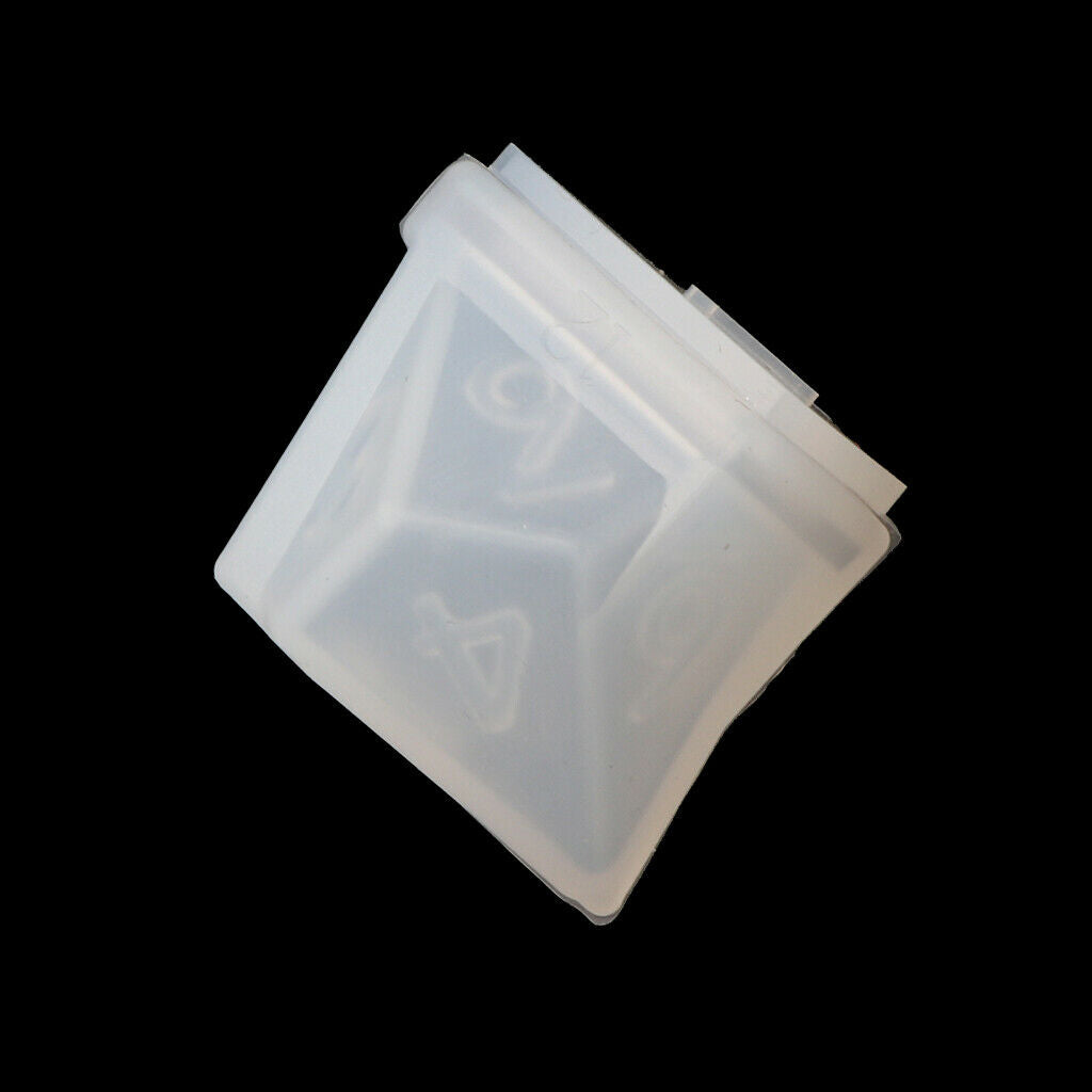 7 Shapes Dice Fillet Square Triangle Dice Mold Dice Digital Game Silicone Mould