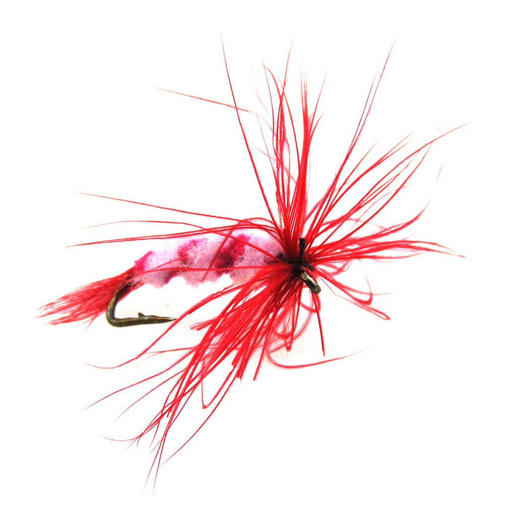 12 Pcs Fly Fishing Flies Set Artificial Insects Wet Spiders Flies