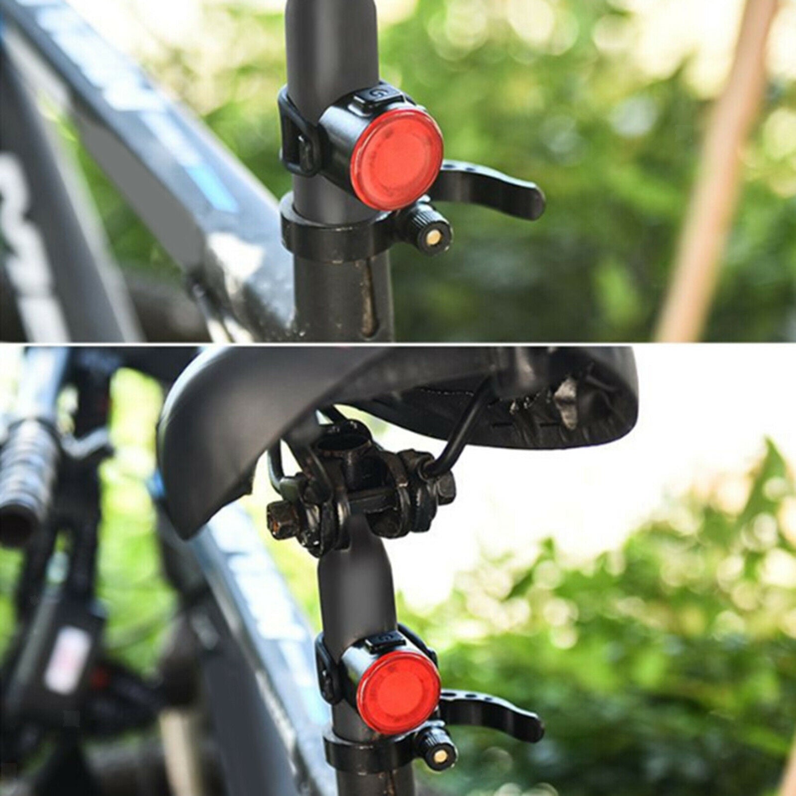 Bike Lights Front and Back, USB Rechargeable Front Bicycle Light & Rear Light,