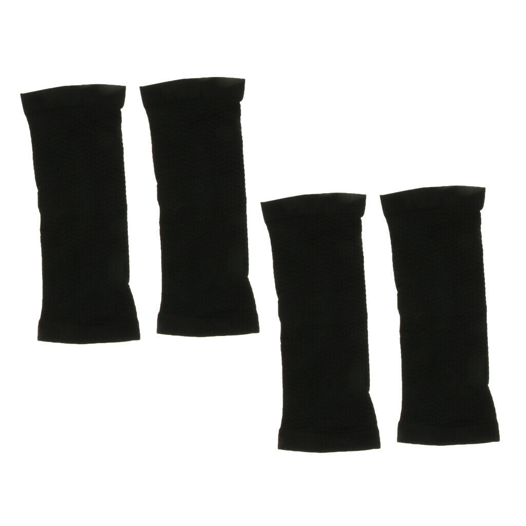 2 Pairs Upper Arm Shapewear Slimmer - Sports Shaper Sleeves Wraps - Black