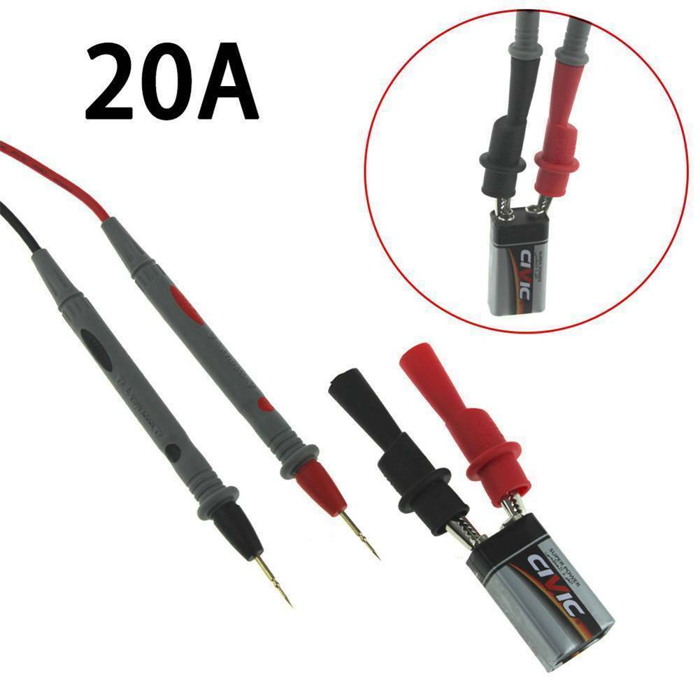 Digital Multifunction Multimeter Leads Voltmeter Probe Test Cable Wire Pen Pop.