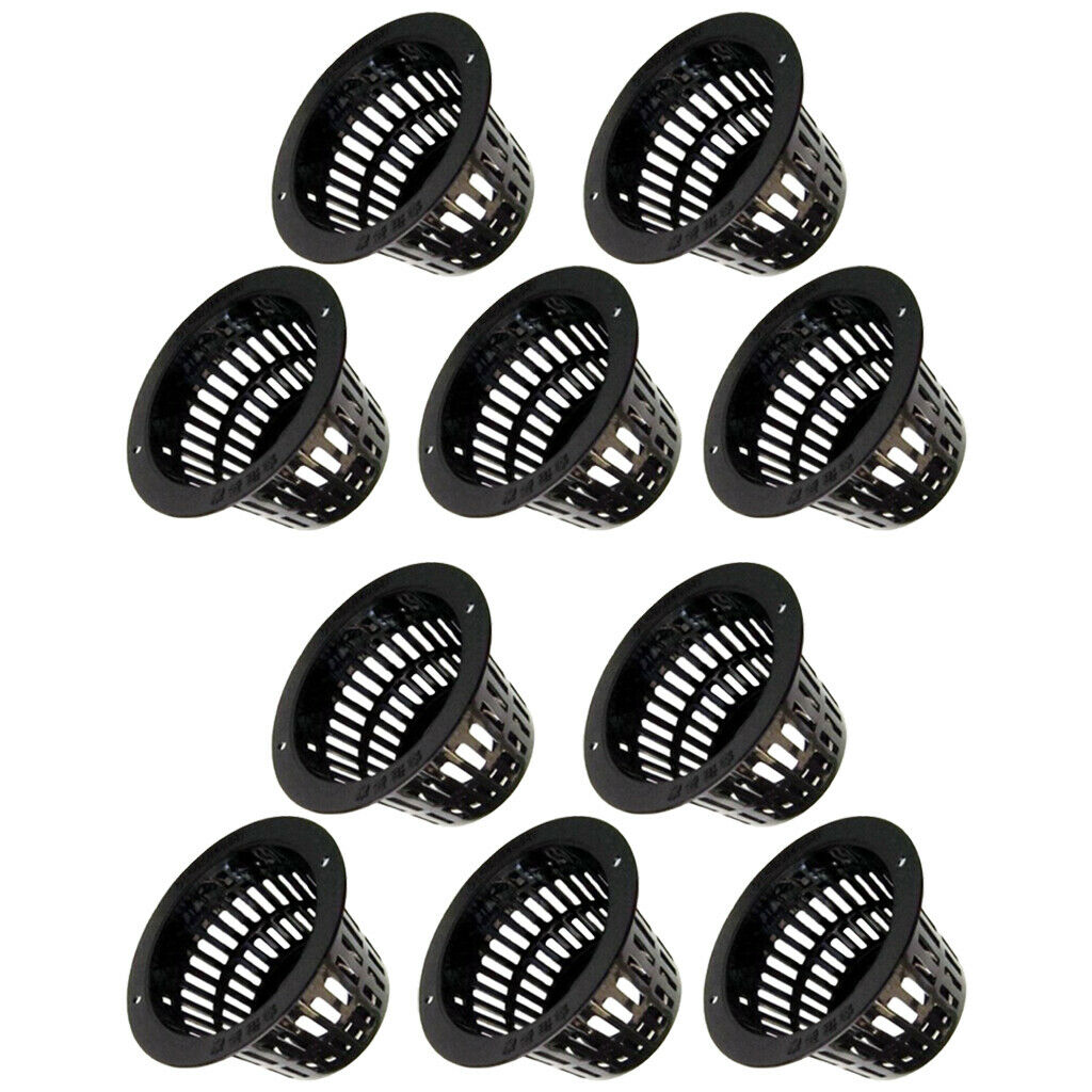 20pc Black Aquatic Planter Basket Water Plant Pot For Pond and Water Garden
