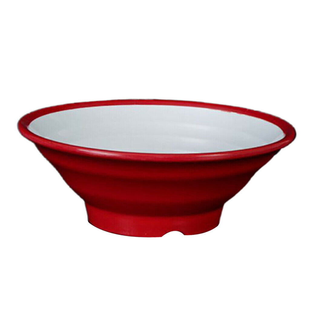 7.5'' Melamine Soup Bowl Salad Plates Ramen Bowl Spoon Hotel Restaurant