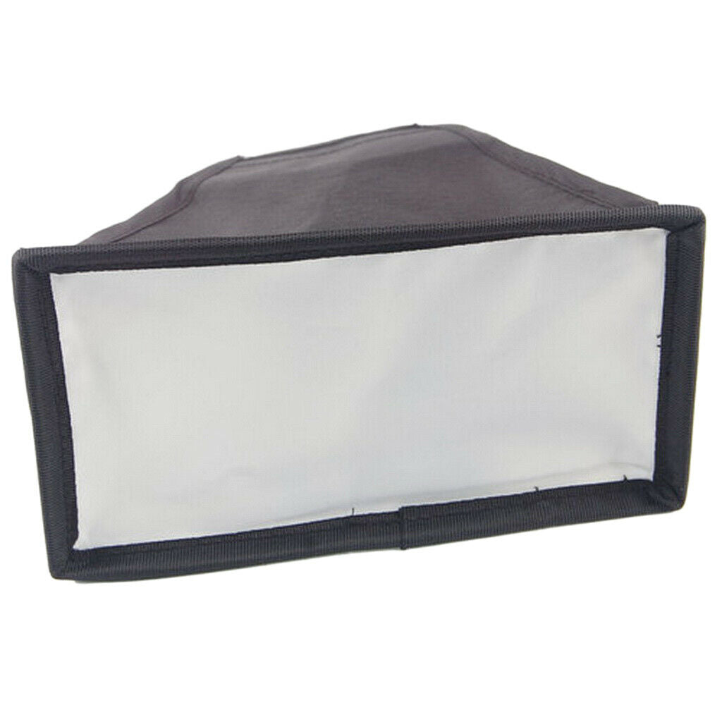 8x15cm Digital SLR Camera Flash SoftBox Diffuser Portable Foldable Universal