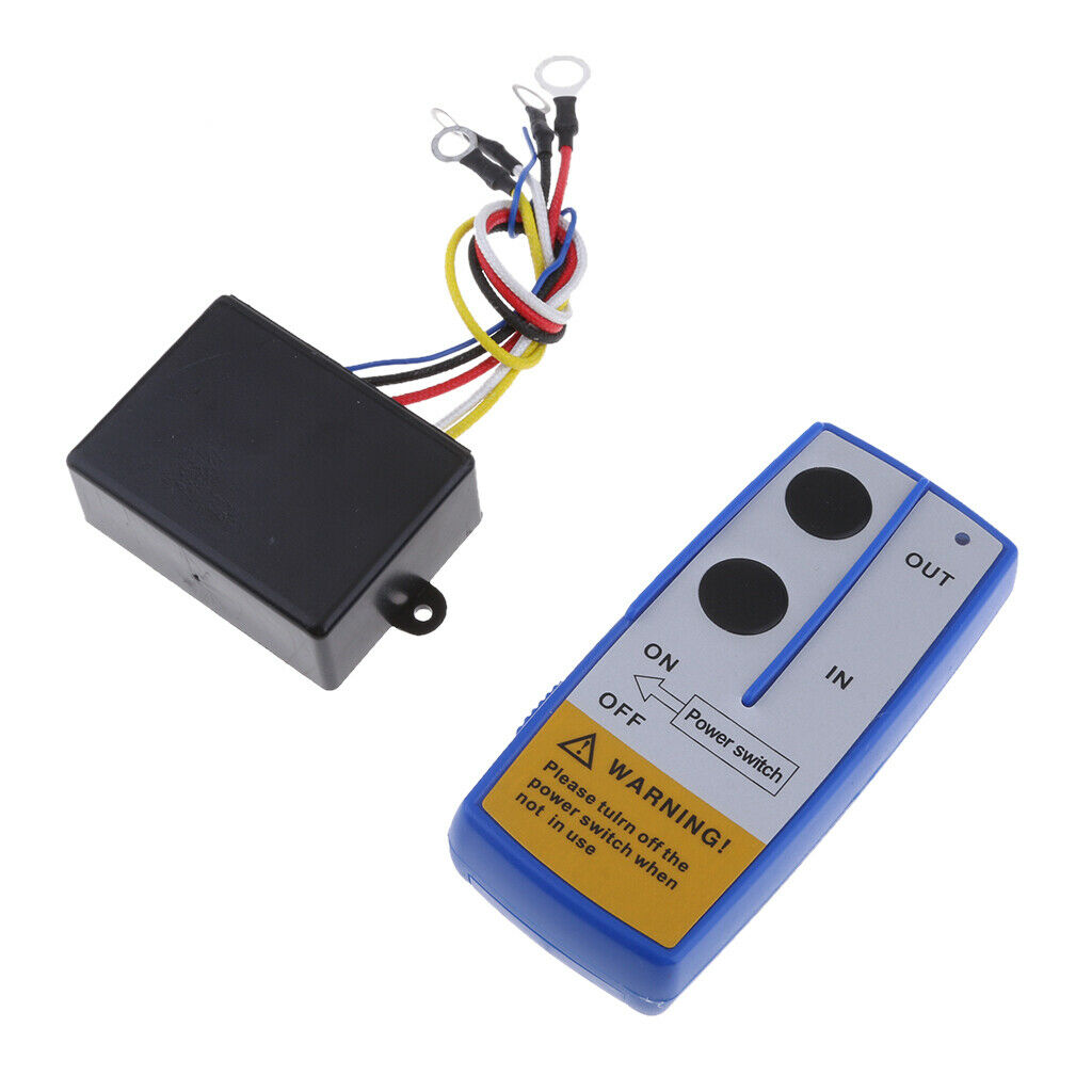 3pcs 12V Winch Wireless Remote Control & Controller Switch for Jeep ATV SUV
