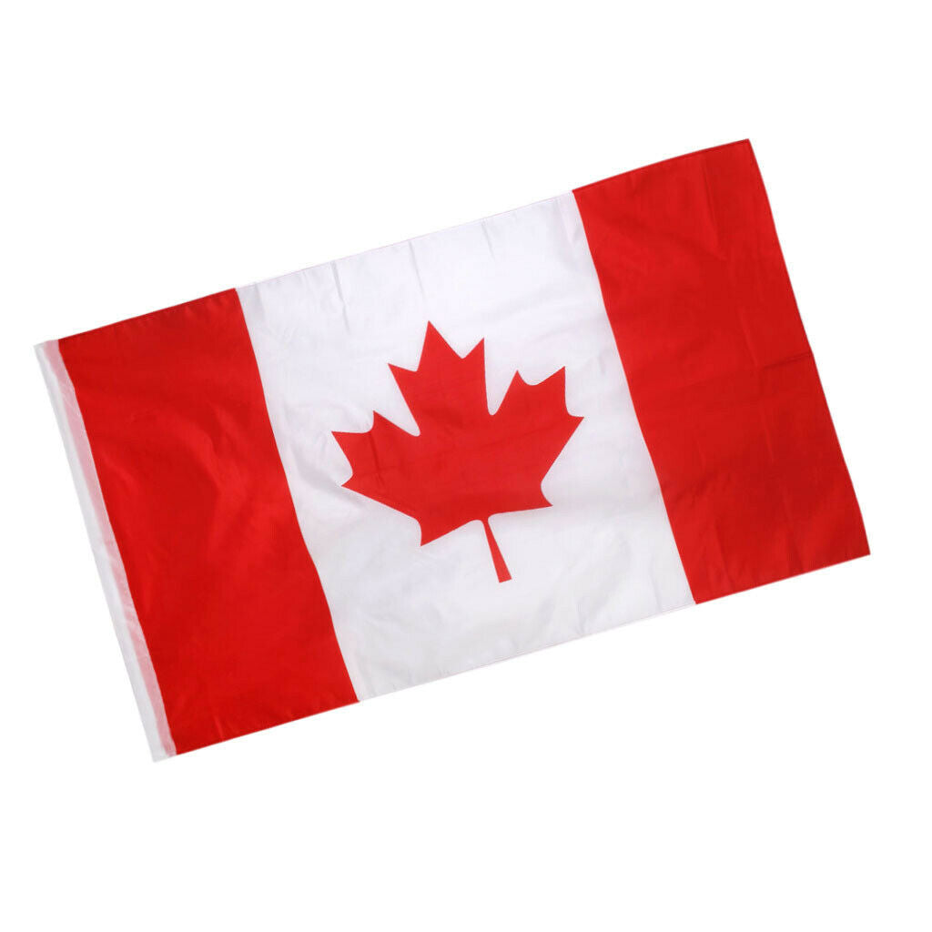 Canada Leave Flag And United Kingdom Flag Large Banner 150 * 90cm / 5 * 3 Feet