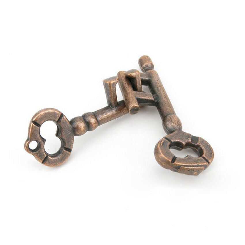 1 pc Brain Lock Key Teaser of Classic Metal Puzzle EQ IQ Test Toys for Children