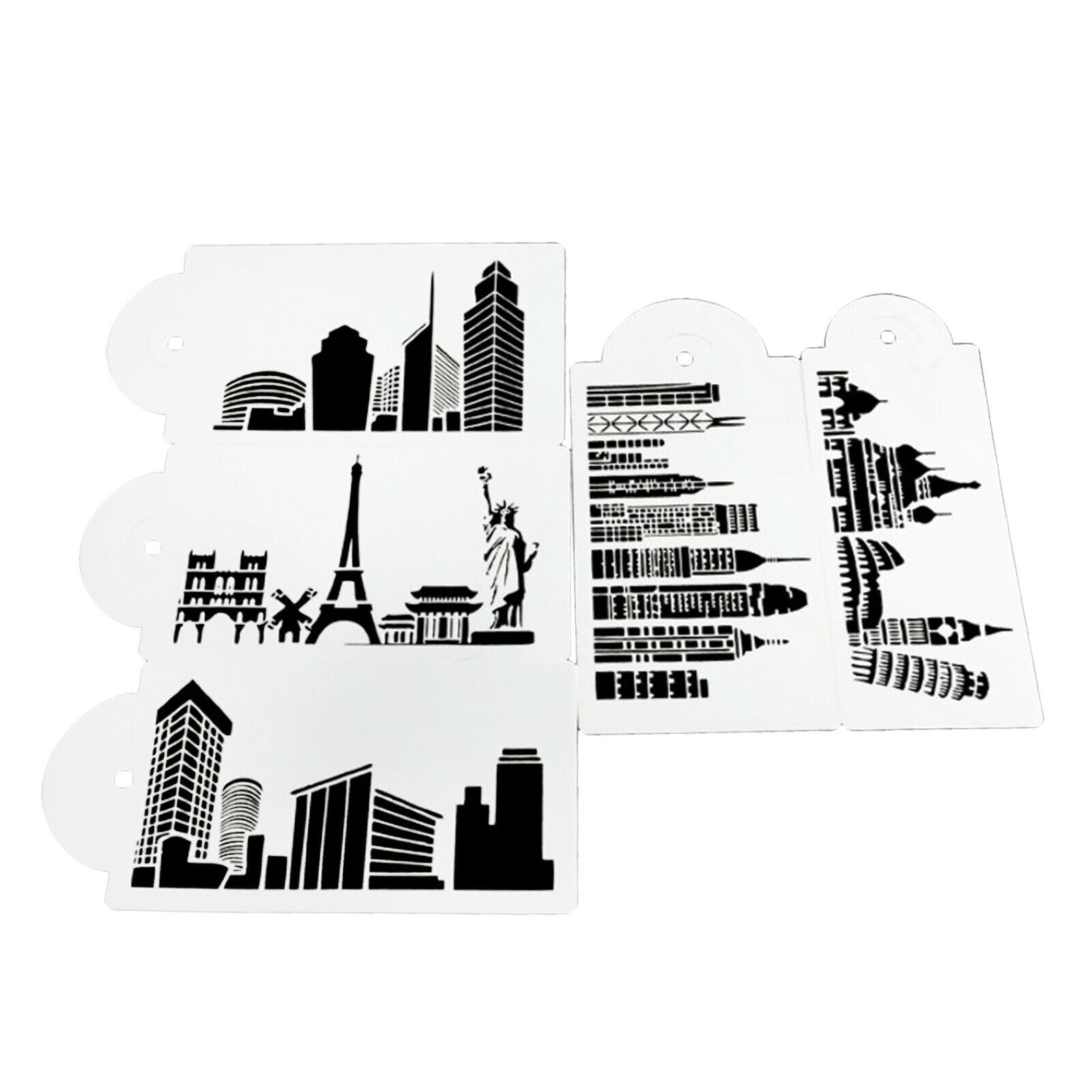 5Pack Cookie Stencil Baking Templates Cake Decorating Stencil Drawing Border