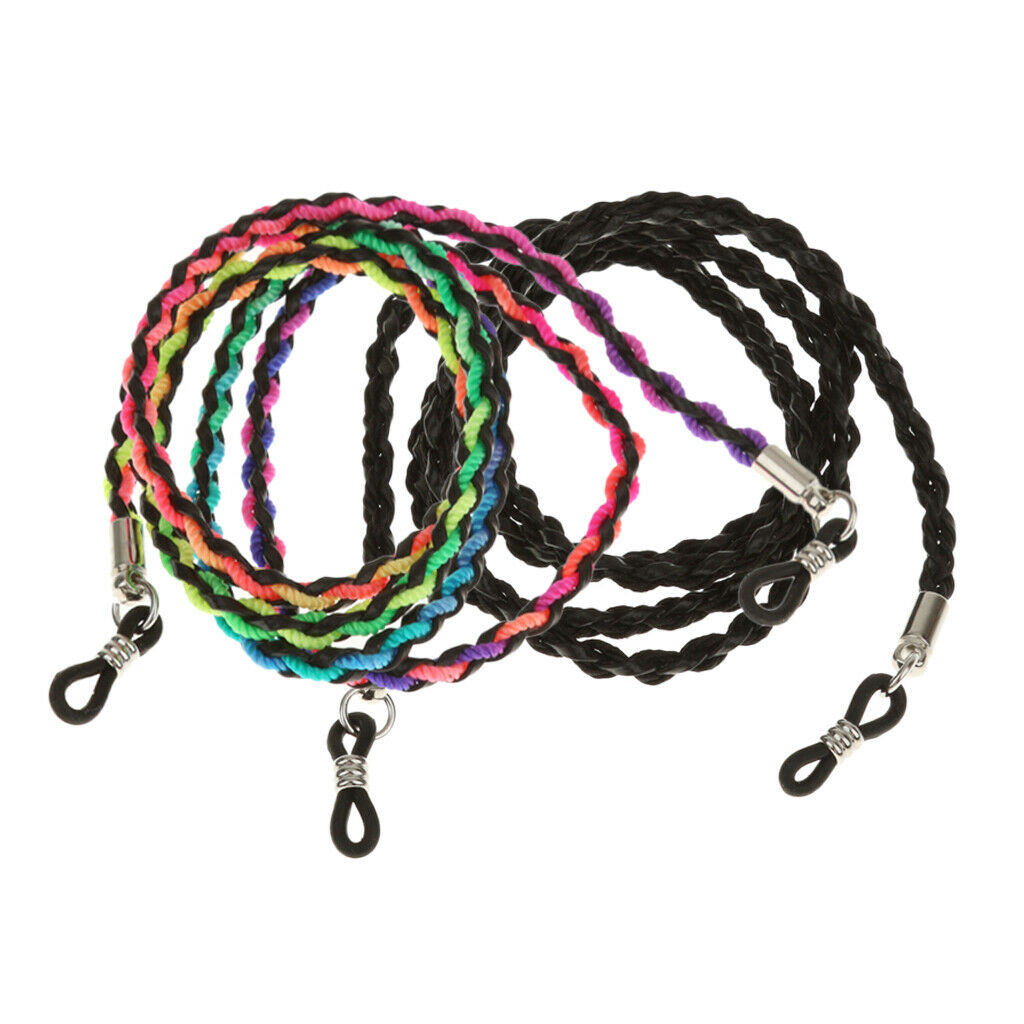 2PCS Eyeglass Spectacles Neck Cord Strap Chain Cord Lanyard Retainer Holder