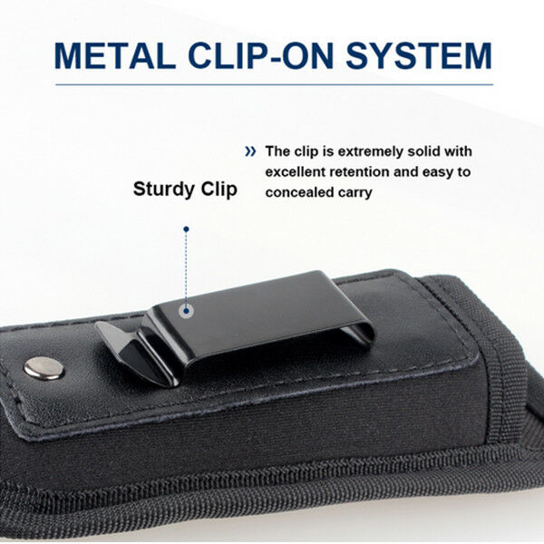 9mm Double Stack Pouch Concealed Carry Magazine Pouch For Glock 17 19 21