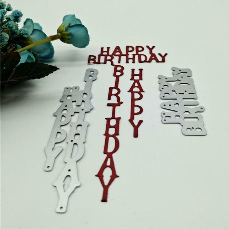 Birthday Card DIY Crafts Card Making Embossing Stencil for Album Paper Card