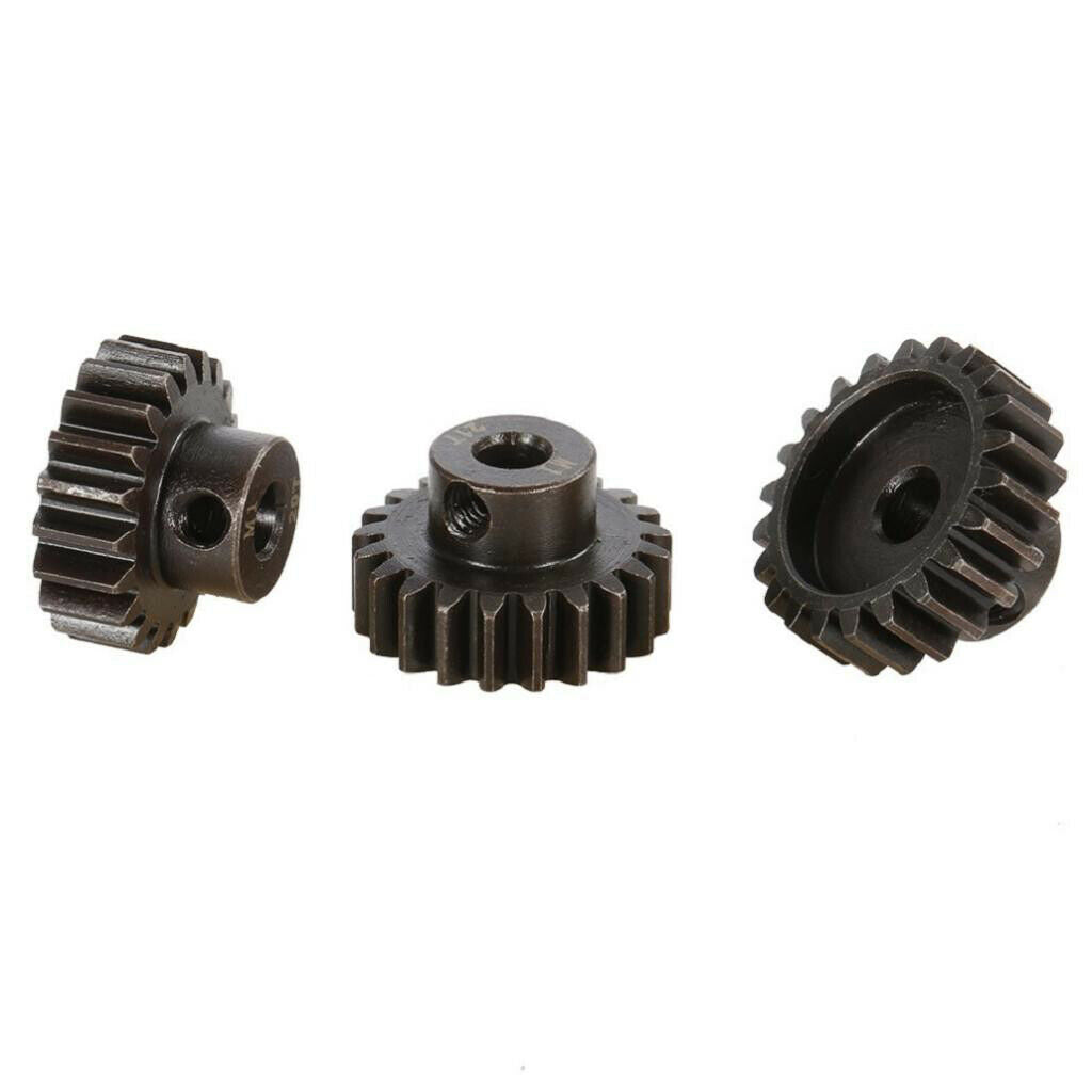 3pcs M1 20-22T Pinion Motor Gears For 1: 8 RC Buggy Car Monster Truck
