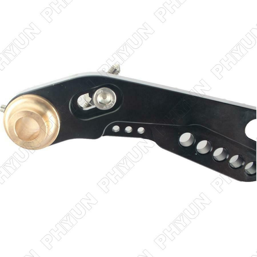 Universal Go Kart Foot Pedals Pegs Brake Accelerator Black Adjustable Aluminum