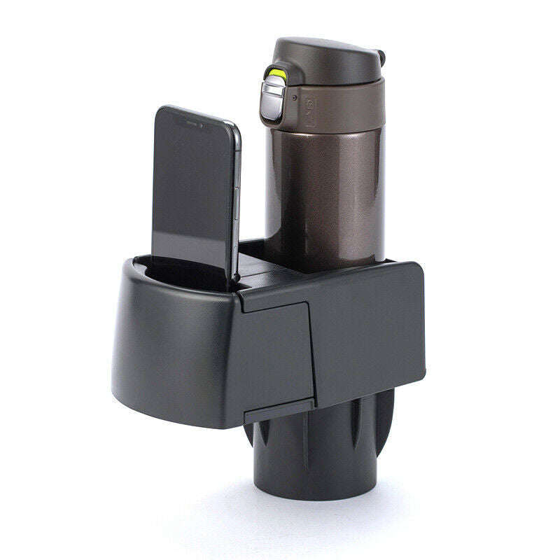 Adjustable Car Scalable Dual Cup Holder Drink Ashtray Mobile Phone Bracket Clip