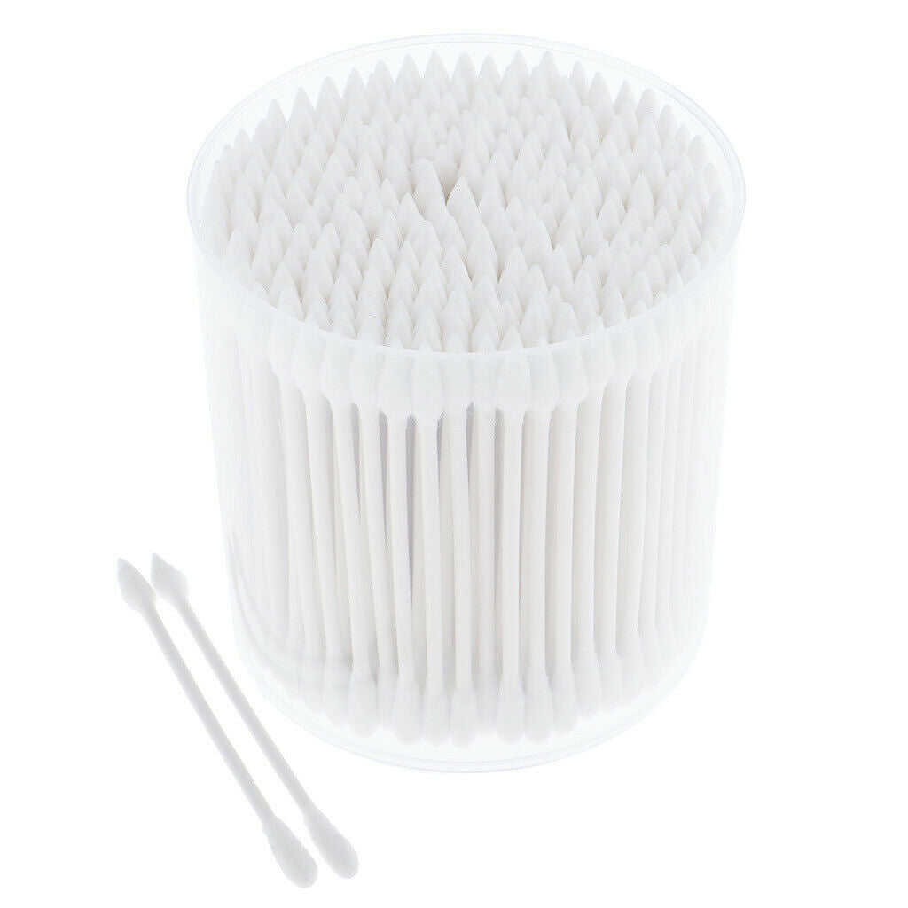 250pcs Cotton Swabs Gun Tip Applicator Makeup Tools Eyelash Extension White