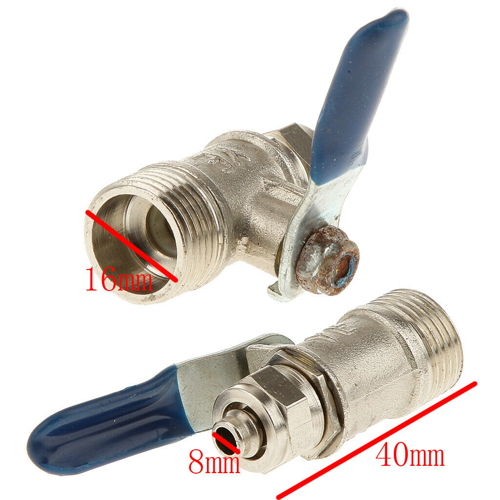 Spherical Tap Valves Sanitary Tap Valve Water Adapter Valve 3/8 Tube Connectors