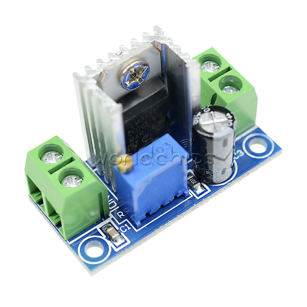 2Pcs Buck Step Down Low Ripple Module Power Supply LM317 DC-DC Linear Converter