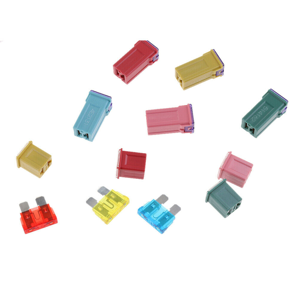 27 Pieces 20A 30A 40A 50A 60A Mini Blade Fuse Assortment Kits for Car Truck
