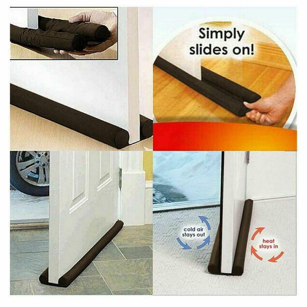 1pc Simple Design Under Door Draft Blocker Noise Blocker Door Window Garage