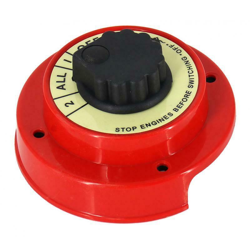 Battery Selector Switch, 6-32 V Dual Batteries Power Selection Switch for Car,