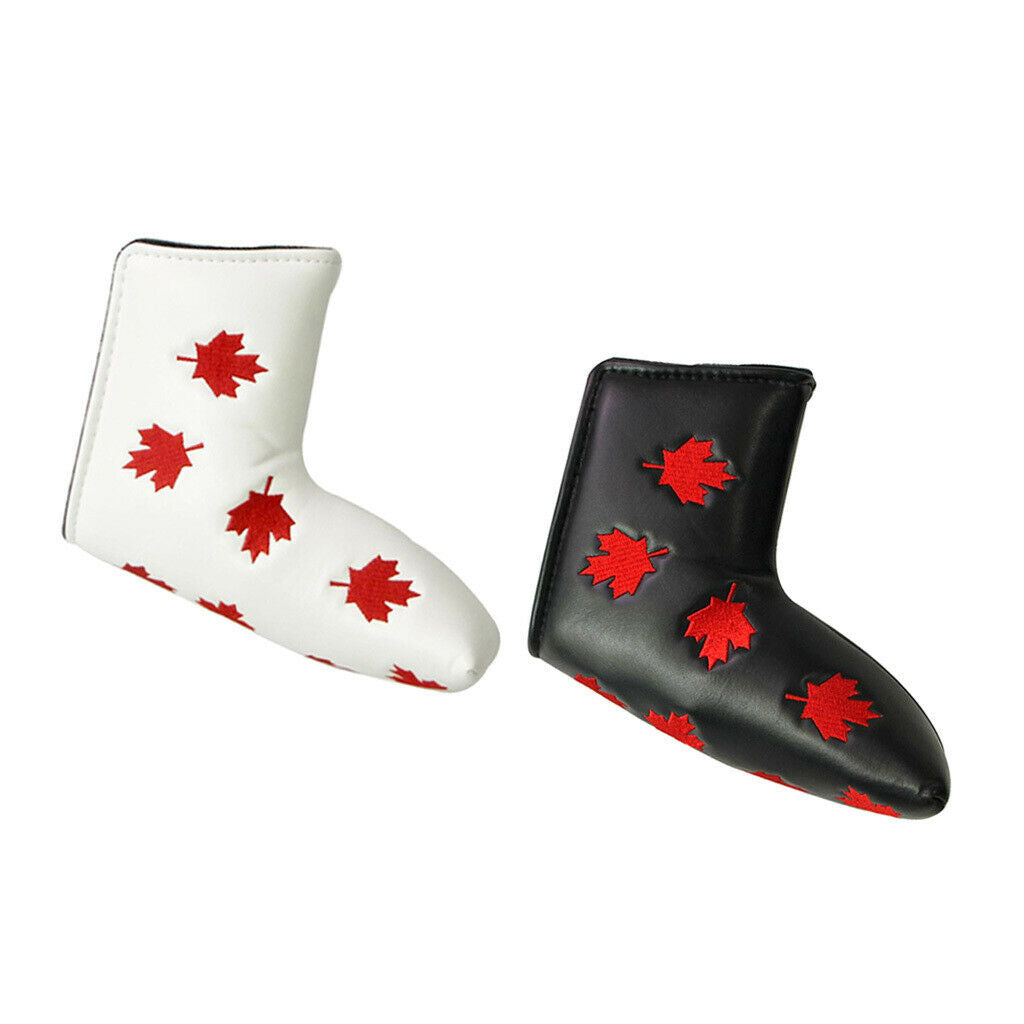 Golf Blade Putter Headcover Magnetic White Ball Stamp Stamper Keepsake Gift
