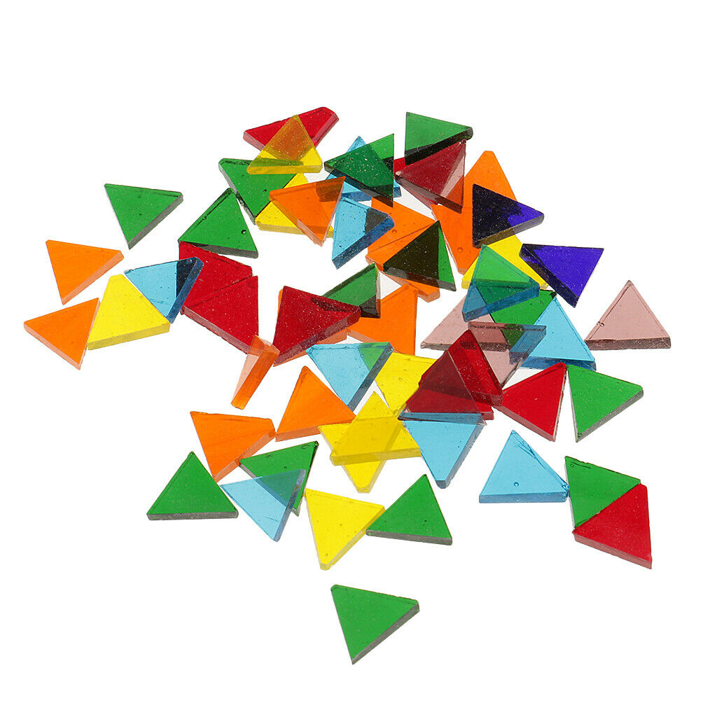 Multicolored Mosaic Tiles Geometry Square Rhombus Triangle Mosaic Ornaments