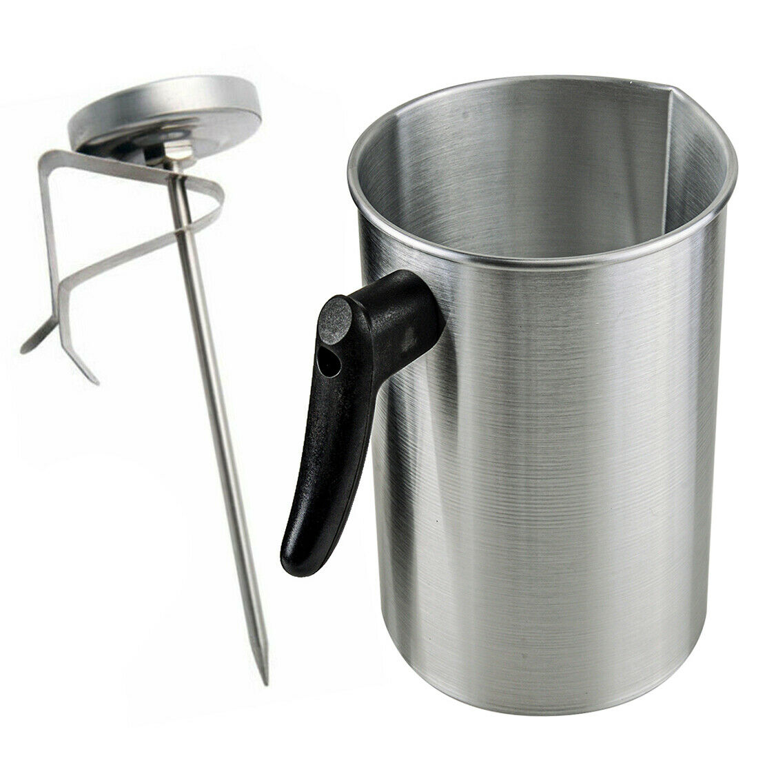 3L Wax Melting Pot Pouring Pitcher Cup Craft Candle Soap Make Thermometer Probe