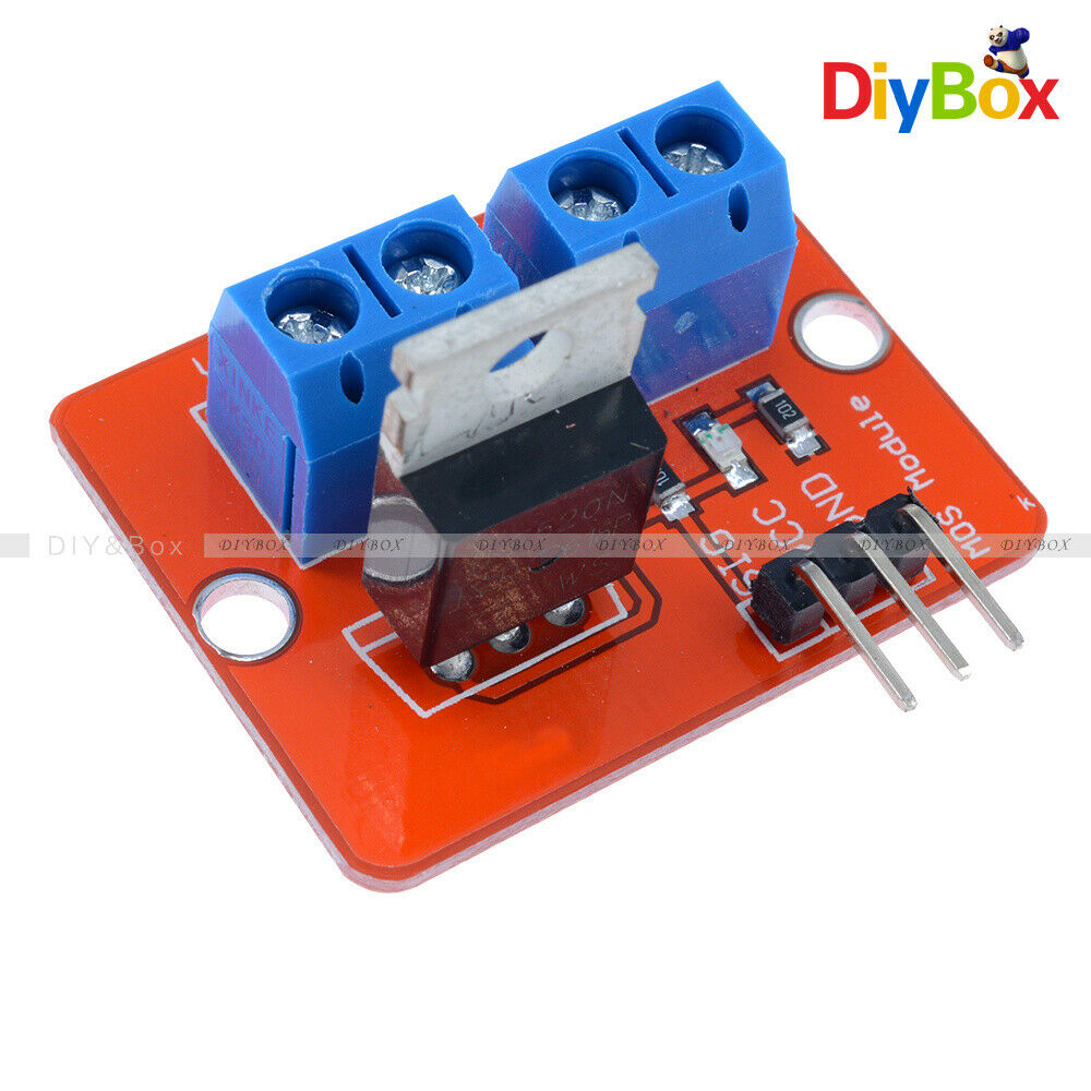 5Pcs New MOSFET Button IRF520 MOS FET Driver Module for Arduino ARM Raspberry pi