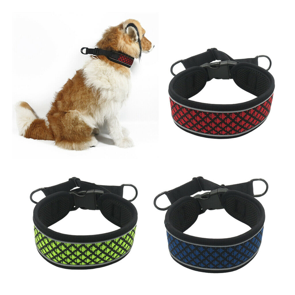 Reflective Pet Collar Adjustable Dog Puppy Collar For Small Medium Dog Red
