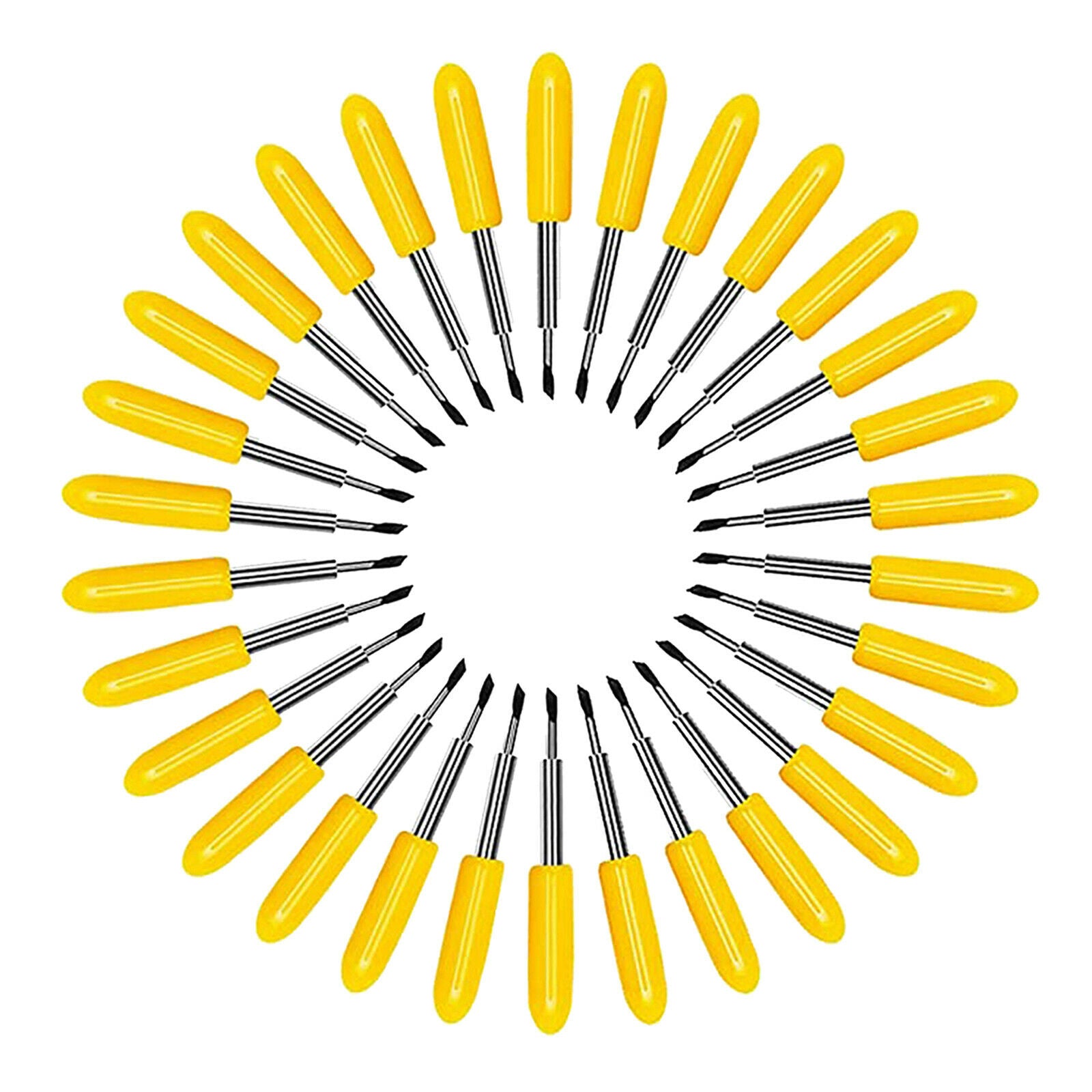 30Pcs Replacement Blades for Cricut Explore Air 2 Maker  30Â° Yellow