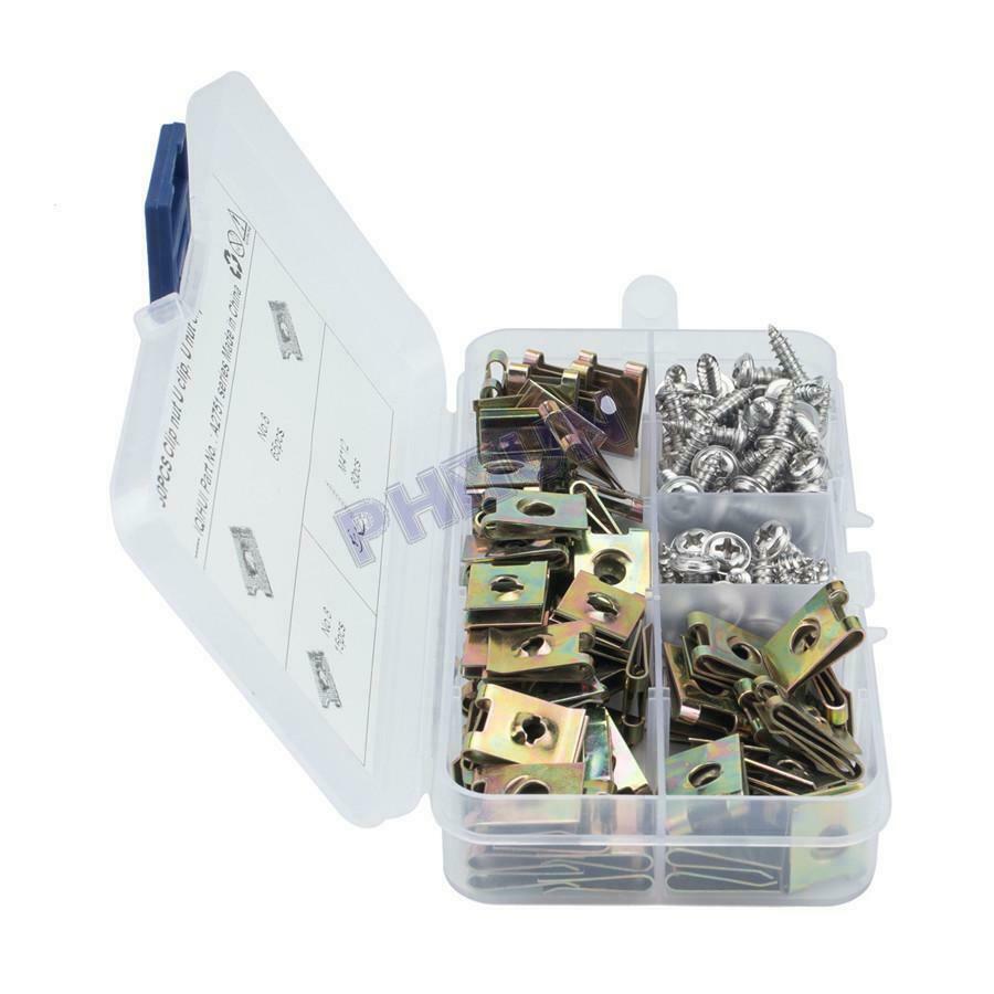 160x No.8 M4*12 U Nuts Fasteners Self Tapping Screws For Car Motorcyle Garden