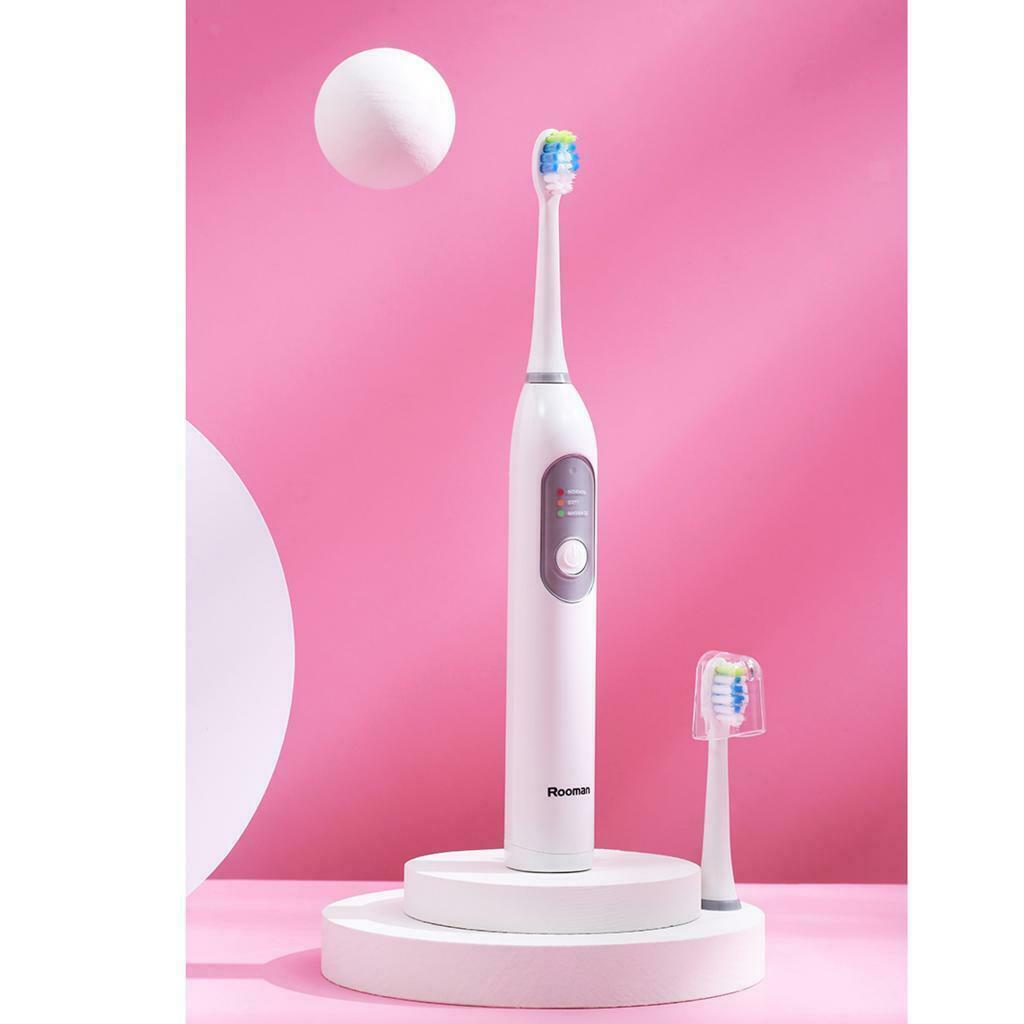 H2 Sonic Whitening Electric Cleaning Toothbrush 2 Dupont Heads Waterproof