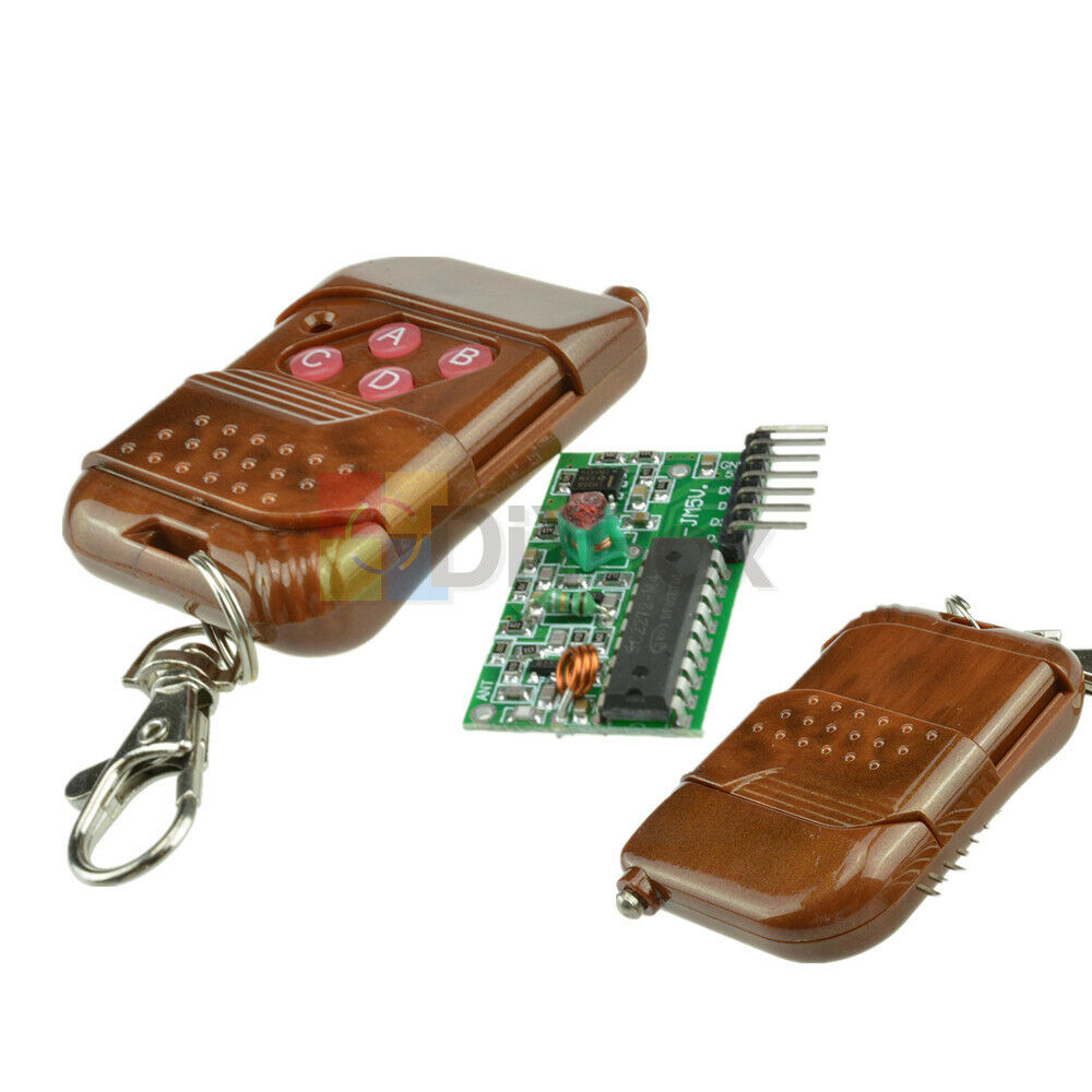 5PCS 315MHZ IC 2262/2272 4CH Key Wireless Remote Control Receiver Module Arduino