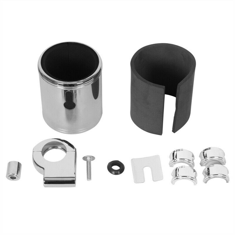 Front Adjustable Handle Cup Holder For Motorcycle Bike ATV 7/8-1 1/4" Handlebar